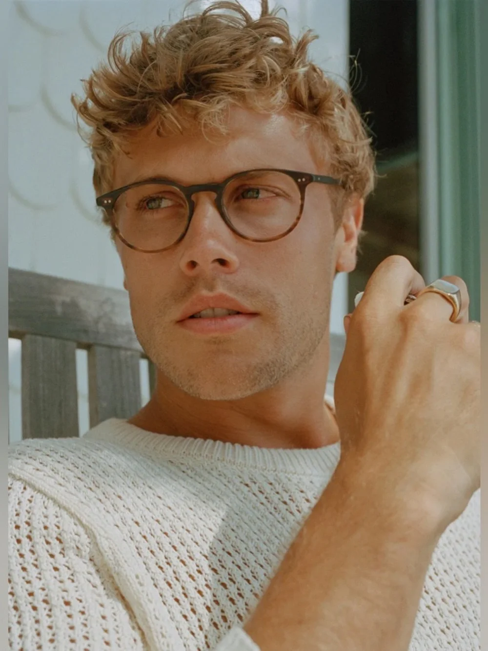 GARRETT LEIGHT Winward Tortoise Shell Glasses Frames NWOT